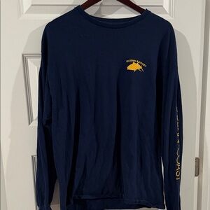 Ocean + Coast Navy Long Sleeve Southern Anglers Fish Shirt